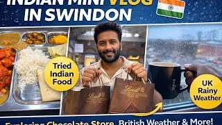 Buffet Lunch at Chennai Dosa Swindon 🇬🇧 | Indian Food in UK | Lindt Chocolate Shopping