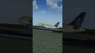 [Flightgear] Tackling with the Winds #flightgear #saudiarabia #airbus #a320 #landing #shorts #albaha