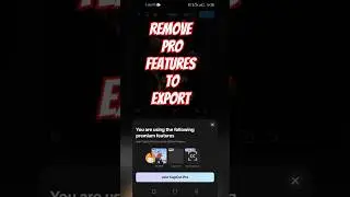 How to remove capcut pro features #capcutpro #youareusingprofeatures
