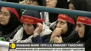 Iranians stage rally to mark anniversary of 1979 US Embassy takeover