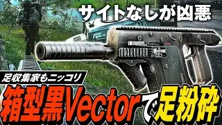 【タルコフ】BOX型黒VectorとRIP弾で足粉砕！サイトとストックを外した黒Vectorで肉ダメ弾を使ったら足が一瞬で吹き飛んでもた😭🦵【ゆっくり実況】