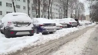 Что с уборкой снега в Истре? Видео без комментариев