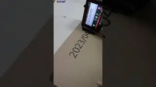 How to Print Customized Date on the Carton by CYCJET Portable Handheld Smart I Inkjet Printer