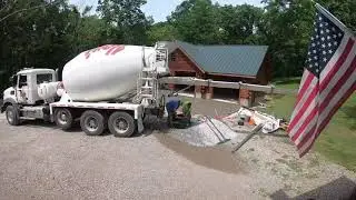 Pouring 15 Yards of Concrete for my Garage Apron