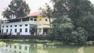 Chinese fishing net/ Kochi Water Metro from Vytila to Kakanad