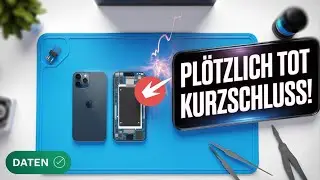 iPhone 12 Pro Max einfach AUS… Diagnose → Kurzschluss weg → Daten gerettet ✅💾