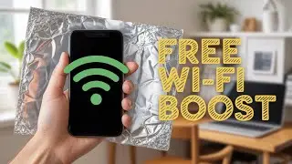 Boost Wi Fi with a Foil Reflector (is it possible?)