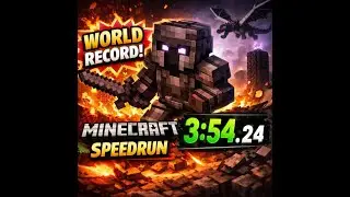 THE best minecraft speedrun world record!!!!
