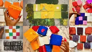 Crunchy dyed and pj gymchalk crumbling ASMR | 17 min of satisfying crushing edit compilation 💖