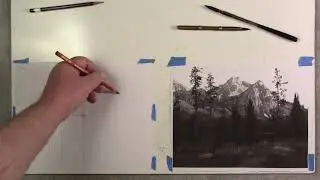 Drawing a Landscape Freehand
