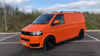 Swansea van centre video tour VW Transporter Orange ex rac