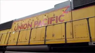 UP SD70M in Neutral Run 8