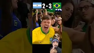 Argentina vs Brazil football match #football #neymarjramin #worldcup