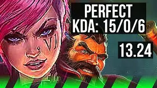 VI vs GRAVES (JNG) | 15/0/6, Legendary, 1000+ games | KR Master | 13.24
