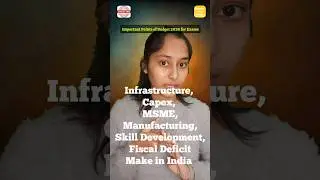 Budget 2026 Important Points for Competitive Exams | UPSC SSC Banking PCS #budgetexpectations