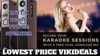 INTEX TW 16000 FMUB TOWER SPEAKER#BRAND #WITH DUAL MIC