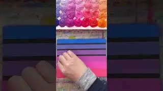 Easy bright stripe painting #art #satisfying #painting #meditation #artist #acrylicpainting #artwork