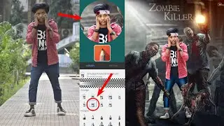 Zombie Killer Photo Editing | Horror Photo Editing | Devil Photo Editing | Demon Look Photo Editing