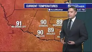 Dry West Below Normal in the RGV