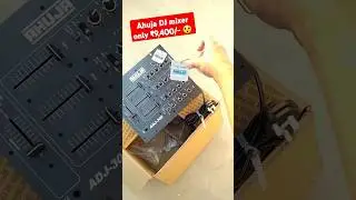 22VA Ahuja 3 #channel #dj #mixer #model  ADJ-300 #unboxing #real #review #yt