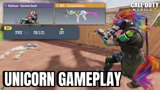 CODM Unicorn Gameplay | Bulldozer - Rainbow Death | GKS - Tactical Unicorn | Ethereal Unicorn Draw