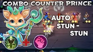 Combo Counter Prince Eva 3 + Wrestler Auto Stun - Stun | Magic Chess