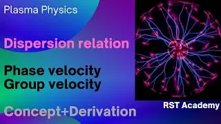 Dispersion Relation| Phase and Group velocity of electron fluid in Urdu/Hindi | #mscphysics #plasma