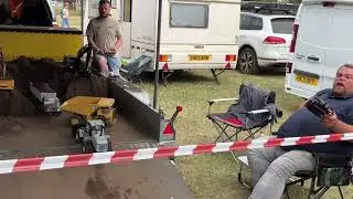 Rc diggers and lorry&rsquo;s  1 /14 Belvoir castle steam rally. 