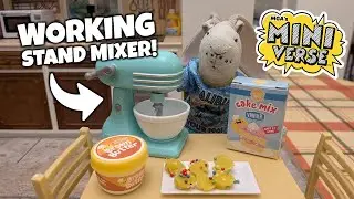 Mini cupcakes in a WORKING stand mixer! | Miniverse