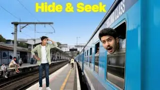 Hide & Seek Challenge In Railway Station - With Team