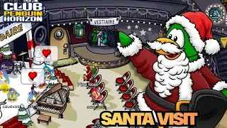 SANTA IS HERE! SPECIAL HOLIDAY VISIT! 🎅 | Club Penguin Horizon