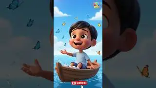 Row Row Row Your Boat | Nursery Rhyme for Kids | 3D Animation | MiniStars23#shorts #kidsstory