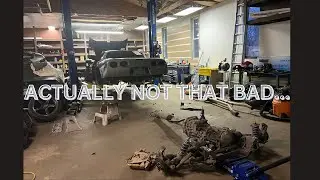 Dropping the drivetrain and installing a new clutch on the C5!