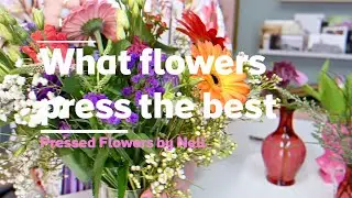 Flowers that press best!