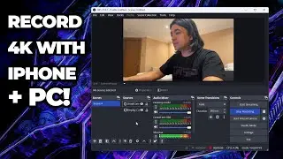 Use Your iPhone as a 4K Webcam on PC With OBS Studio Easy Setup Tutorial