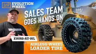 Going Hands On With Airless Wheel Loader Tire | EWRS-AT-WL