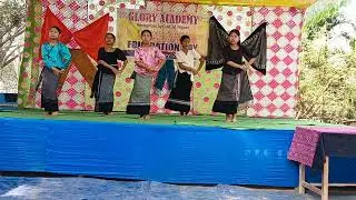 Students lit the stage with an energetic dance on School Foundation Day, celebrating talent and joy.
