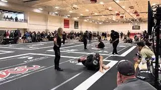 🔥ADCC Chicago open 2024 🔥 Savage white belt vs wicked purple belt. #menace #whitebeltera