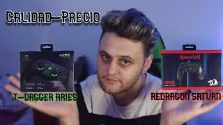 Los mejores joystick para Rocket League (PC en general)... Redragon Saturn vs T-dagger Aries