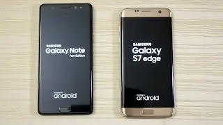 Galaxy Note FE vs S7 Edge - Speed Test! (4K)