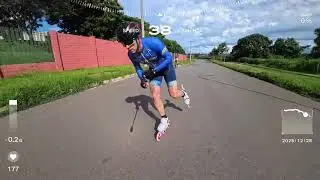 Speed Skating com as Bikers