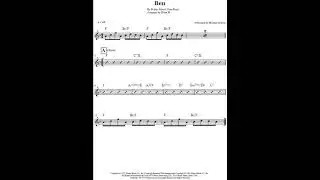 Ben by Michael Jackson (SHEET MUSIC)