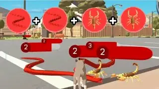 Cat life simulator 3d cat killed by 2 snakes + 2 scorpions