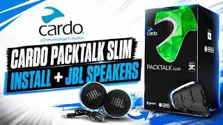 CARDO PACKTALK SLIM INSTALL & JBL SPEAKERS