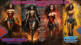 Exotic Feminine Beauty - Female Badass Combo (Wonder Woman Inspired)