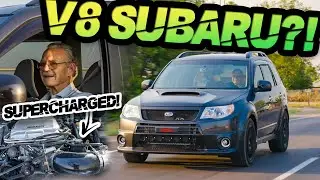 Grandpa's SLEEPER Supercharged V8 Subaru Forester?! (STREET PULLS)