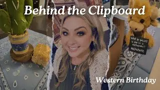 Behind the Clipboard | Cowboy Chic Birthday Party Ideas