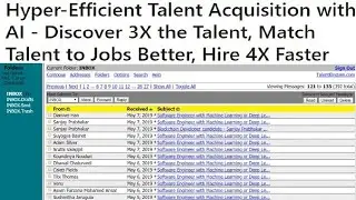 Hyper-Efficient Talent Acquisition With AI By Example - Recruiting Software Session 1