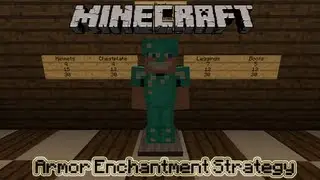 Minecraft 1.7.2/1.7.4/1.7.10 - How to get Good ARMOR Enchantments (Strategy)