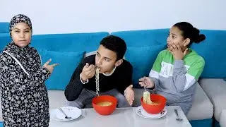 لما مرام ومازن يشتروا اندومي !!!